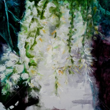 Pintura titulada "Ombú en flor" por Stella Maris Cristobo, Obra de arte original, Oleo