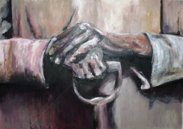 Pintura titulada "En nuestras manos -…" por Stella Maris Cristobo, Obra de arte original