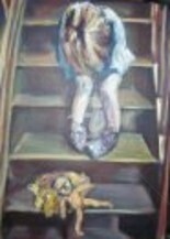 Painting titled "SOLEDAD" by Stella Maris Cristobo, Original Artwork