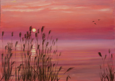 Картина под названием "Рассвет" - Андрей Семенов, Подлинное произведение искусства, Масло