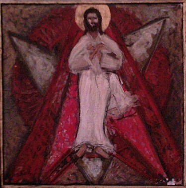 Painting titled "Ascension" by Steluta Dumitrescu Zelici, Original Artwork