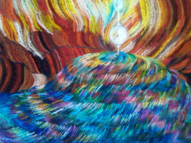 Картина под названием "Парабраман. Пробужд…" - Степан Шипков, Подлинное произведение искусства, Пастель