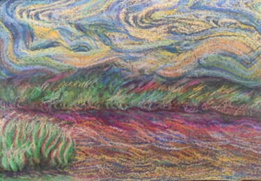 Картина под названием "Река моей жизни. Ир…" - Степан Шипков, Подлинное произведение искусства, Пастель