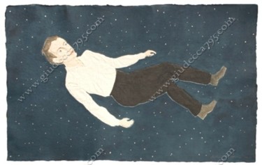 Incisioni, stampe intitolato "Man in The Stars" da Stephan Balkenhol, Opera d'arte originale, Altro