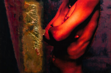 Malerei mit dem Titel "Amazone" von Stephan Joachim, Original-Kunstwerk, Acryl