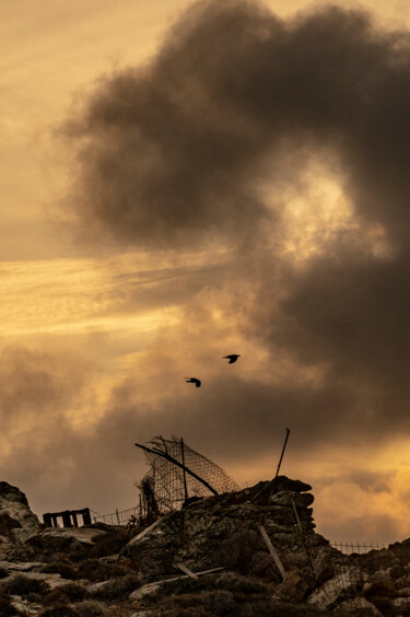 Photography titled "Warm sky" by Stephan Larroque, Original Artwork, Non Manipulated Photography