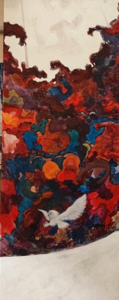 제목이 "L effraie"인 미술작품 Stephane Javelle로, 원작, 아크릴