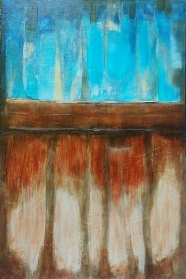 Malerei mit dem Titel "Structure et matièr…" von Stefano, Original-Kunstwerk, Acryl