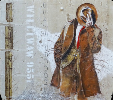 "Williwaw" başlıklı Tablo Stéphane Le Gars (Steff) tarafından, Orijinal sanat, Akrilik