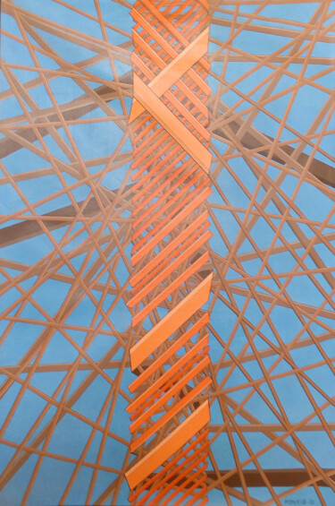 Картина под названием "08 - pressurection" - Stephane Pontié, Подлинное произведение искусства, Акрил Установлен на Деревянн…