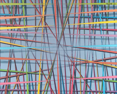 Картина под названием "L'incroyable pouvoi…" - Stephane Pontié, Подлинное произведение искусства, Акрил Установлен на Деревя…
