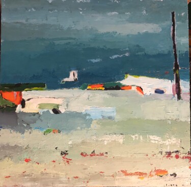 Pintura intitulada "Noirmoutier" por Stéphane Saillard, Obras de arte originais, Acrílico