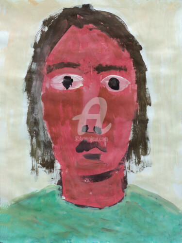 Peinture intitulée "big-eyes.jpg" par Stephane Salvi, Œuvre d'art originale, Gouache