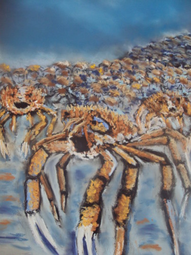 Peinture intitulée "armée d'araignée de…" par Stephane Thery, Œuvre d'art originale