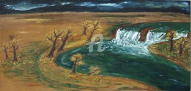 Peinture intitulée "le Barrage de mes r…" par Steph, Œuvre d'art originale