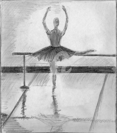 Drawing titled "Danseuse 2" by Steph, Original Artwork, Other