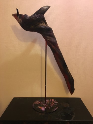 Sculpture titled "l'arbre des Sorcièr…" by Stéphane Dagba, Original Artwork, Acrylic