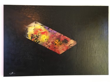 Painting titled "Un monde parallèle" by Stéphane Dagba, Original Artwork, Acrylic