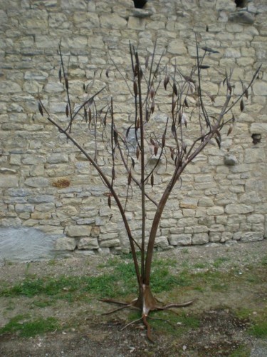 Sculpture intitulée "Iron tree" par Stephane Faity, Œuvre d'art originale