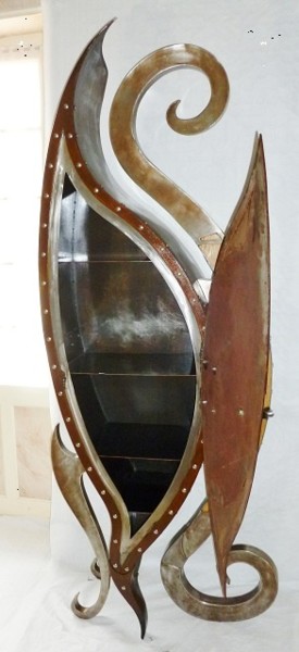 Design intitulée "iron cupboard" par Stephane Faity, Œuvre d'art originale