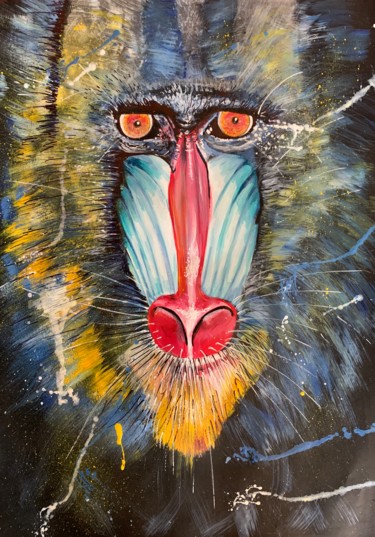 Un monde merveilleux Peinture intitulée "Un monde merveilleux" par Stephane Palazzotto, Œuvre d'art originale, Acrylique