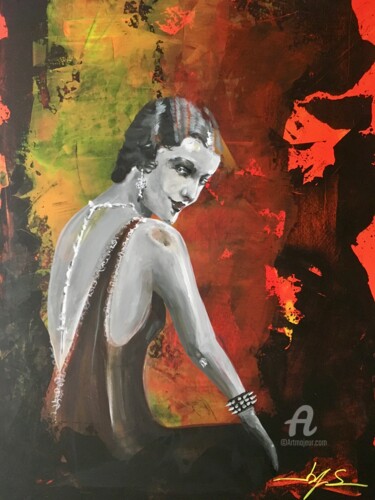 Painting titled "N'y pense même pas…" by Iconbys, Original Artwork, Acrylic Mounted on Wood Stretcher frame