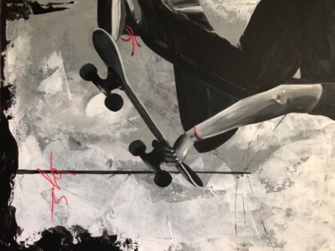 Higher than chaos Peinture intitulée "Higher than chaos" par Iconbys, Œuvre d'art originale, Acrylique Monté sur Châssis