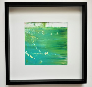 Peinture intitulée "2018-vert-bleu-30-3…" par Stéphane Vanhove, Œuvre d'art originale, Acrylique
