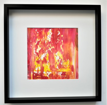 Peinture intitulée "2018-orange-rose-30…" par Stéphane Vanhove, Œuvre d'art originale, Acrylique