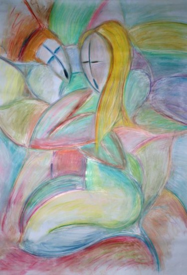 Peinture intitulée "Nathalie et Martin" par Stéphane Vanhove, Œuvre d'art originale