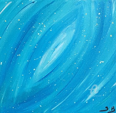 Painting titled "Infini" by Stéphanie Bonsignore Montaggioni, Original Artwork, Acrylic