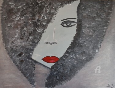 Painting titled "Analia" by Stéphanie Bonsignore Montaggioni, Original Artwork, Acrylic