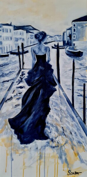 Peinture intitulée "Voyage 1" par Stéphanie Caillet, Œuvre d'art originale, Acrylique Monté sur Châssis en bois
