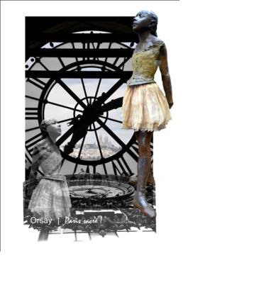 Digital Arts titled "Orsay | Paris sacré…" by Stéphanie Coste, Original Artwork, Digital Collage