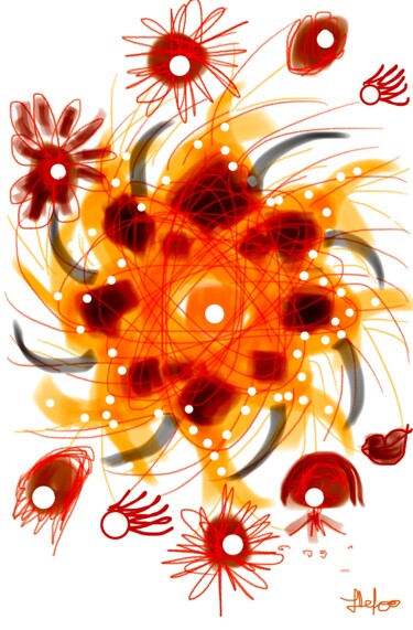 Healer Arts numériques intitulée "Healer" par Stéphanie Ehrhard Strugala (Stefinfinity), Œuvre d'art originale, Peinture numérique