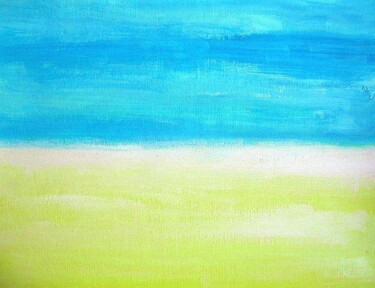 Painting titled "OCEAN" by Stéphanie Galmiche, Original Artwork, Acrylic