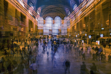 Fotografia zatytułowany „Grand Central” autorstwa Stephanie Jung, Oryginalna praca, Fotografia cyfrowa