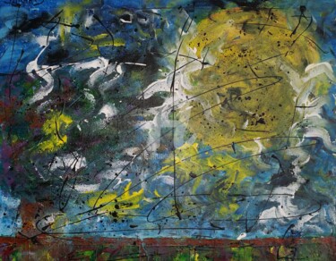Peinture intitulée "paysage-flou.jpg" par Stéphanie Marchand, Œuvre d'art originale
