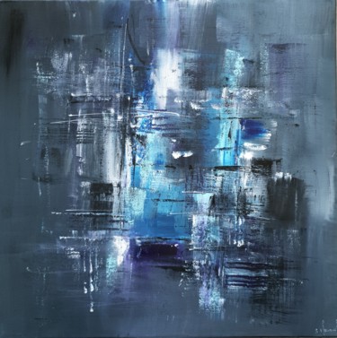 Peinture intitulée "Evaporation 178" par Stéphanie Menard, Œuvre d'art originale, Acrylique