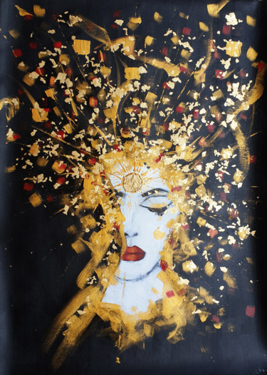 Painting titled "Cabaret 16" by Stéphanie Menard, Original Artwork, Acrylic