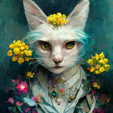 Digital Arts titled "CELESTUS CATISSIME…" by Stéphanie Menard, Original Artwork, AI generated image