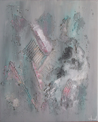 Peinture intitulée "Evaporation  102" par Stéphanie Menard, Œuvre d'art originale, Acrylique Monté sur Châssis en bois