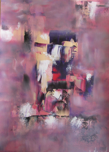 Картина под названием "Evaporation 114" - Stéphanie Menard, Подлинное произведение искусства, Акрил