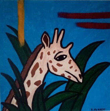 Painting titled "Jungle" by Stéphanie Perrot, Original Artwork, Acrylic