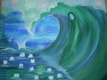 Installation intitulée "Tsunami" par Fanny, Œuvre d'art originale