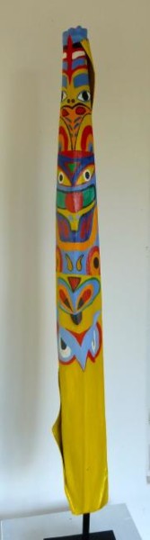 Sculpture titled "Totem" by Stephanie Favier, Original Artwork