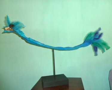 Sculpture titled "Sculpture oiseau" by Stephanie Favier, Original Artwork