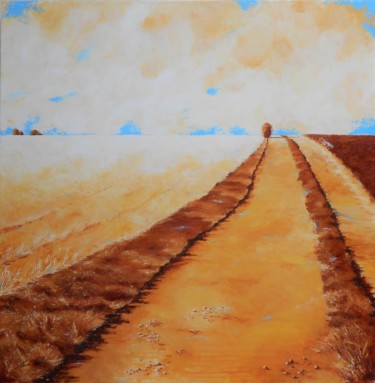 Peinture intitulée "chemin" par Stephanie Ledroit, Œuvre d'art originale, Acrylique