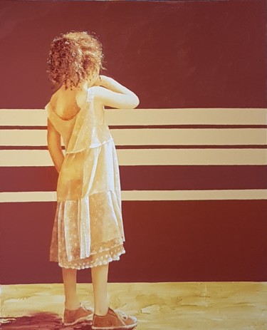 Painting titled "PANCHINA 2" by Stephanie Ledroit, Original Artwork, Acrylic