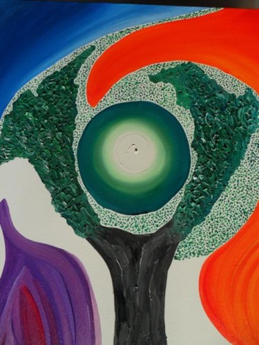Peinture intitulée "La force de l'olivi…" par Steph, Œuvre d'art originale